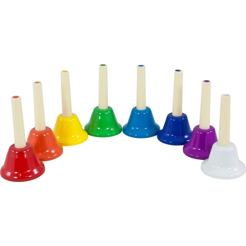 Lot de 8 cloches musicales